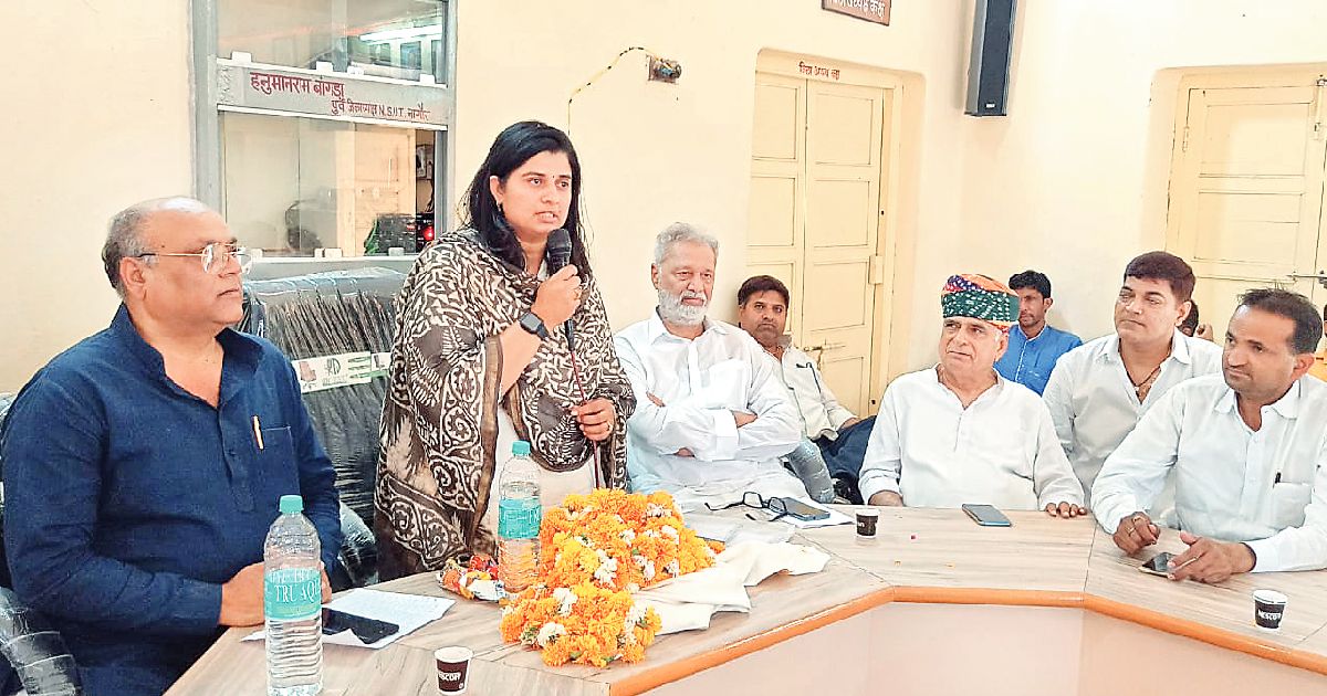 Eyeing polls, Sangeeta asks Cong workers to enroll new members